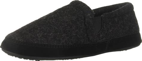 Acorn Fave Gore Mens Slipper Black Tweed - Walmart.com