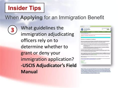 Immigration Tips | PPTX | Legal Services Industry | Industries