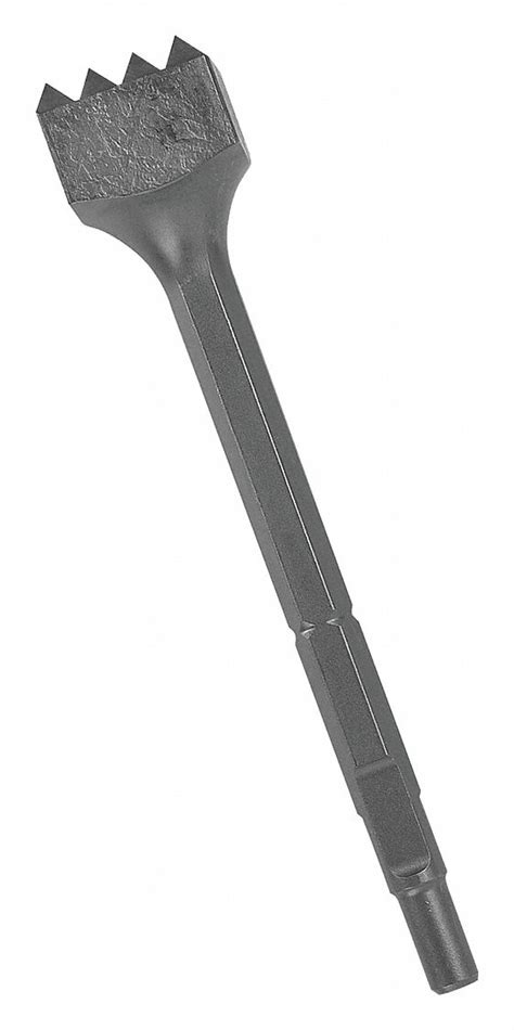 BOSCH, 1 3/4 in Head Wd, 9 1/4 in Overall Lg, Chisel for Spline Tool ...