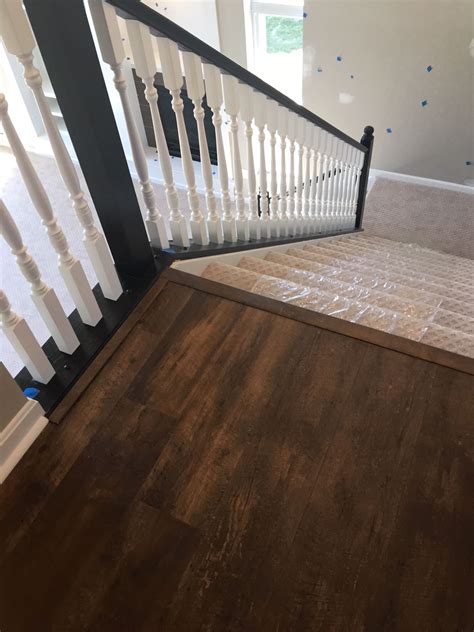 LVP to Carpet Stairs