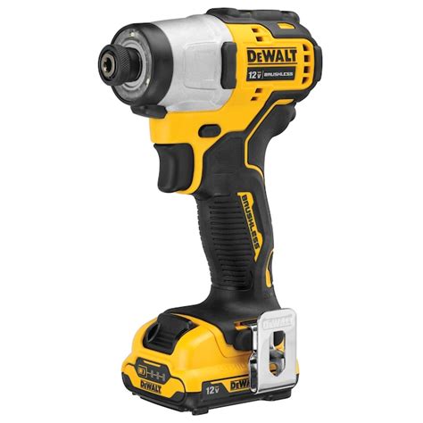 DEWALT XTREME 12-volt Max 1/4-in Brushless Cordless Impact Driver (2 ...