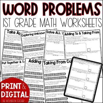 Image result for 1st Grade Math Word Problems