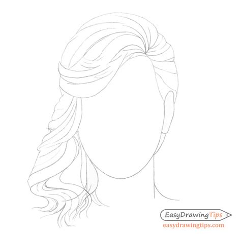 Image result for How to Draw Simple Hair
