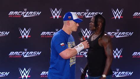 Watch: John Cena Attacks R-Truth At WWE Presser After Backlash | WWE ...