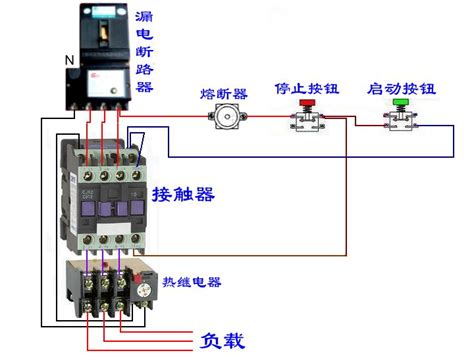 能给个380V交流接触器的实物接线图吗？_百度知道