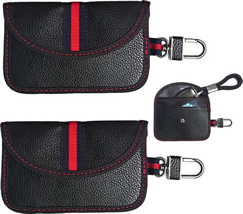 2 Pcs Faraday Pouch for Car Keys, Anti-Theft Bag for Keyless Entry, Universal Car Key Signal ...