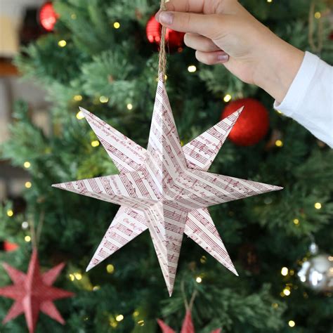 3D Paper Stars {Christmas Ornaments} - It's Always Autumn