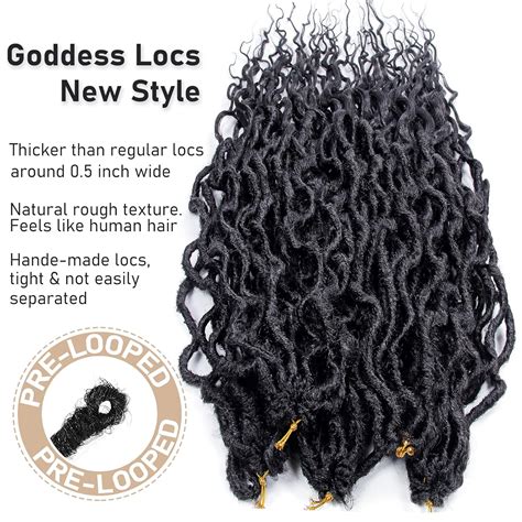 Buy Faux Locs Crochet Braid Hair Bohemian Locs 24 Inches Synthetic ...