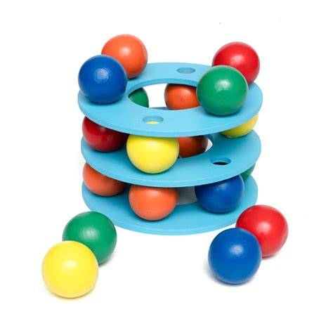 Buy Rainbow Balls Tower | Balancing Stacking Tumbling Game | Cube Lelo