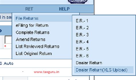 Dealer Return – How to mention IEC code in return