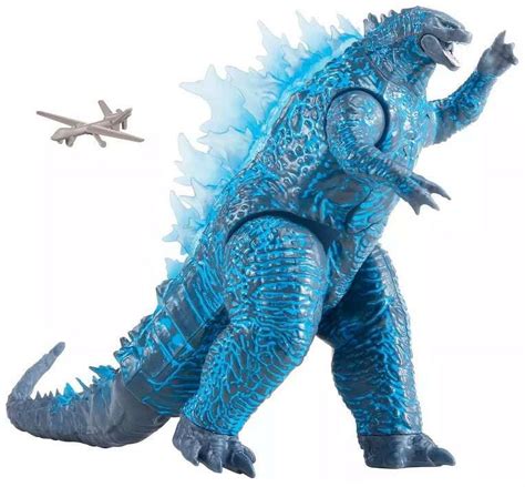 Godzilla x Kong: 6" Energized Godzilla Figure with Battle Drone Accessory by Playmates Toys ...
