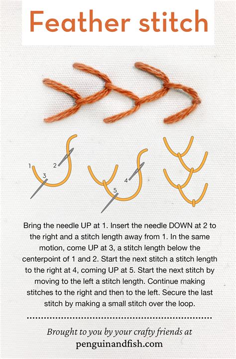 Feather Stitch Tutorial 的图像结果