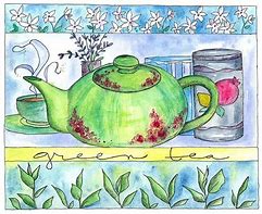 Image result for Pastel Watercolor Tea Cups Image