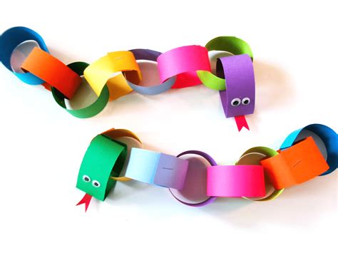 Image result for Paper Chain Snake Craft