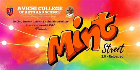 Mint Street - 2.0 Reloaded exhibitions Event Tickets Chennai - BookMyShow