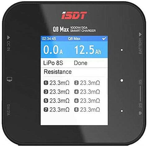 Buy ISDT Q8 MAX 30A 1000W Battgo Lipo Battery ChargerDischarger, DC 2 ...