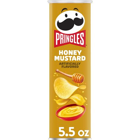 Pringles Honey Mustard Potato Crisps Chips, 5.5 oz - Walmart.com