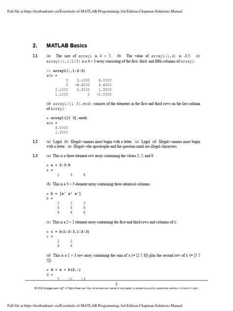 Image result for MATLAB Programming PDF