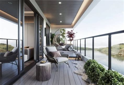 尽享休闲时光，舒适的阳台休闲空间 - 家居 ART 设计效果图 - 躺平设计家