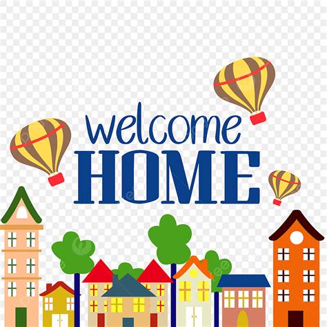 Welcome Home PNG, Vector, PSD, and Clipart With Transparent Background ...