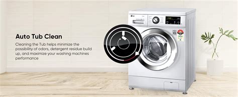 LG 8 Kg 5 Star Inverter Direct Drive Fully Automatic Front Load Washing ...