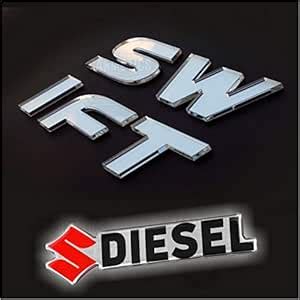 CarMetics Swift 3D Letters (3D Stickers 3D Logo 3D Emblem for Maruti ...
