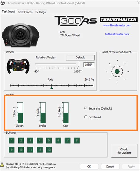 Image result for Thrustmaster Pedals Software