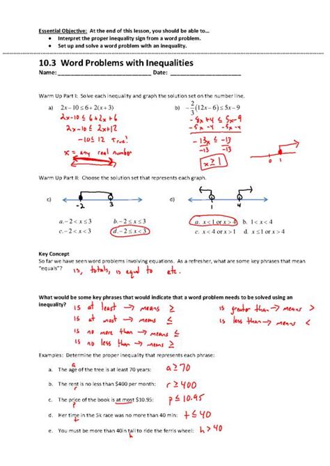 Image result for Word Problem Inequality Examples