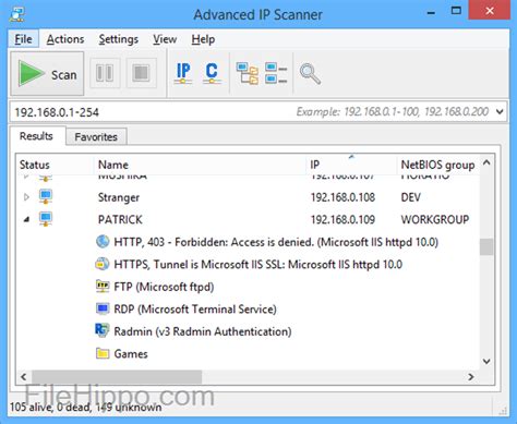 IP Scanner Portable 的图像结果
