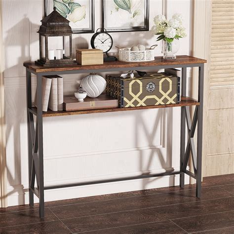 HOOBRO Console Table for Hallway Slim, Narrow Console Table, Hallway ...