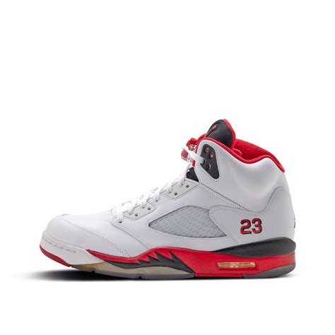Nike jordan 5 red top