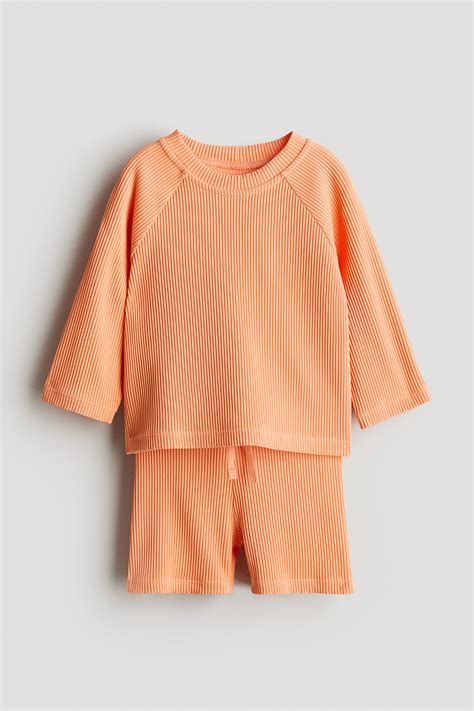 UPF 50 swim set - Orange - Kids | H&M IN