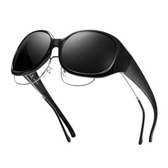 Buy GEGURI Fit Over Glasses Sunglasses for Women Men, Oversized Cat Eye ...