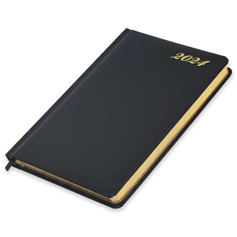 FIS Golden Diary 2024 (English) Black, A5 - FSDI23EG24BK : Amazon.in ...