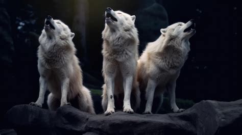 Image result for Wolves Howl at Night