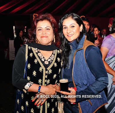 Bubbles Suneja and Sonal Chaudhary Dhillon attend a party for the ...