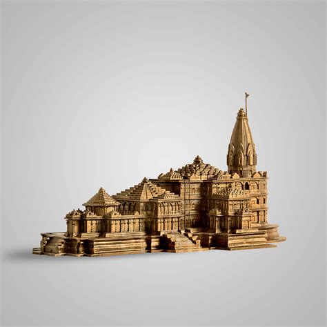 Ram Mandir Replica Sculpture | Buy Now | SILAII.COM
