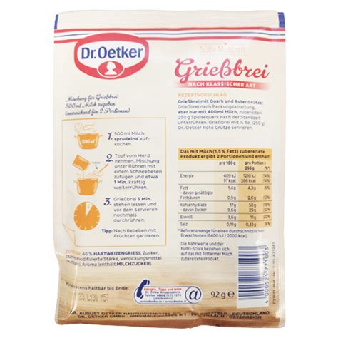 Cream Of Wheat Nutrition Facts
