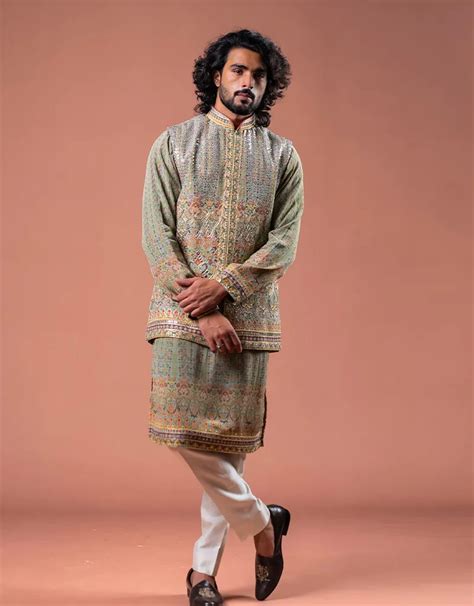 Kalamkari Gotta Bandi Kurta Set – Elegant & Traditional Attire for Men ...