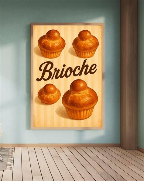 Best 39+ Free French Brioche Poster Vintage Grunge Vector
