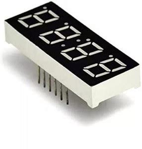 SunRobotics Seven Segment Red LED Display CC 4 Digit 0.4 Inch ...