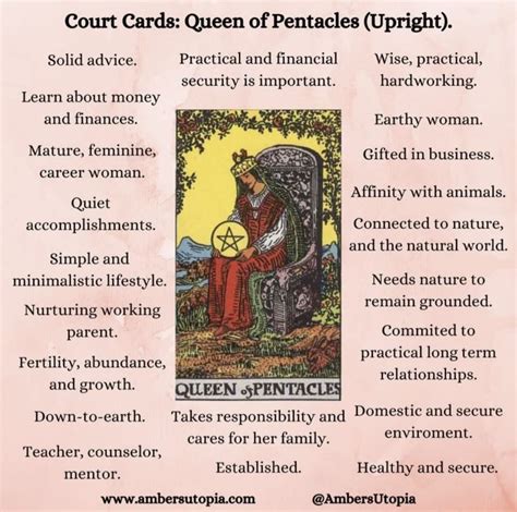 Queen of pentacles tarot meaning – Artofit