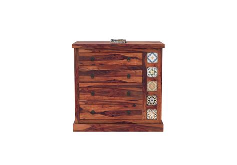 Buy Relay Chest of Drawers ( Teak Finish ) Online in India | UrbanWood