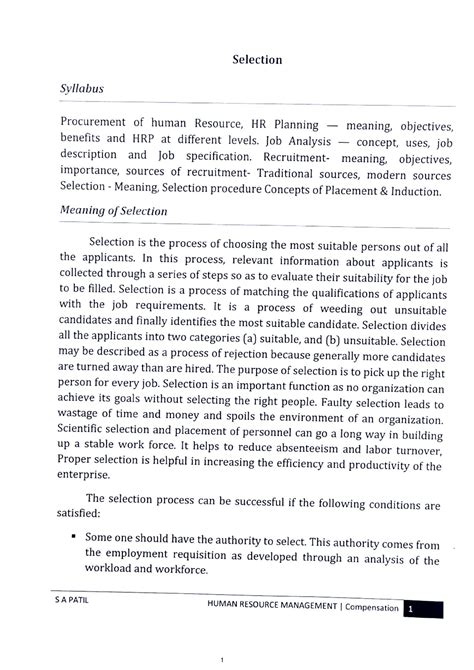 Selection - Marketing management - Studocu