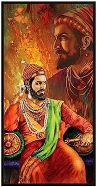 999STORE Chhatrapati Shivaji Maharaj Modern Art Canvas big wall ...