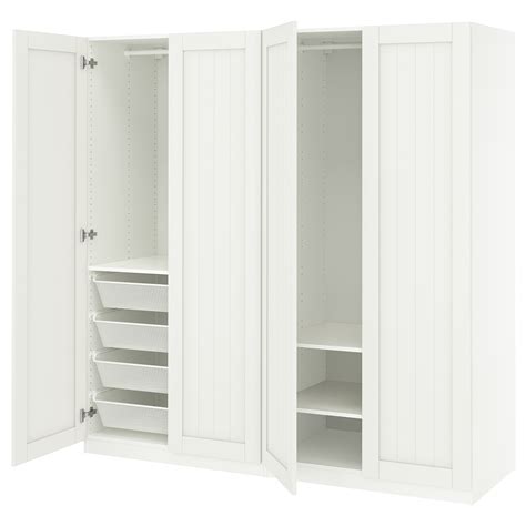 PAX / GULLABERG wardrobe combination, white/white, 200x60x201 cm (783 ...