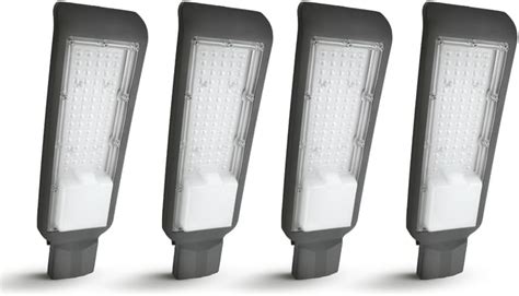 Jaquar 50W LED Street Light – IP66 Waterproof Outdoor Lamp Pack of 4 ...