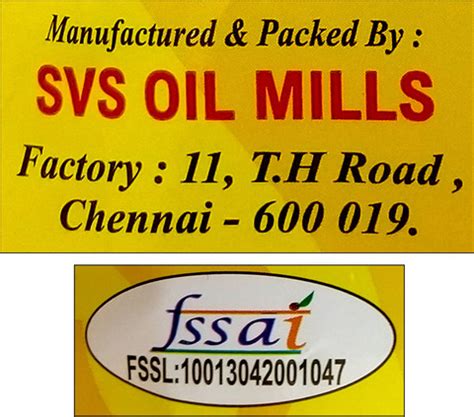 SVS Refined Groundnut Oil Pouch Price in India - Buy SVS Refined ...