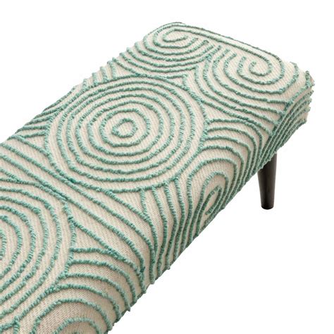 Found & Fable Zen Circle Bench Green | At Home