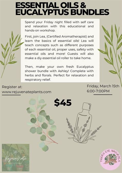 Essential Oils & Eucalyptus Bundles , RejuveNate - Plants & Wellness ...